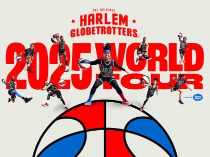 Harlem Globetrotters World Tour 2025 Graphic